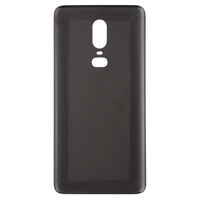 For OnePlus 6 Back Cover (Jet Black)