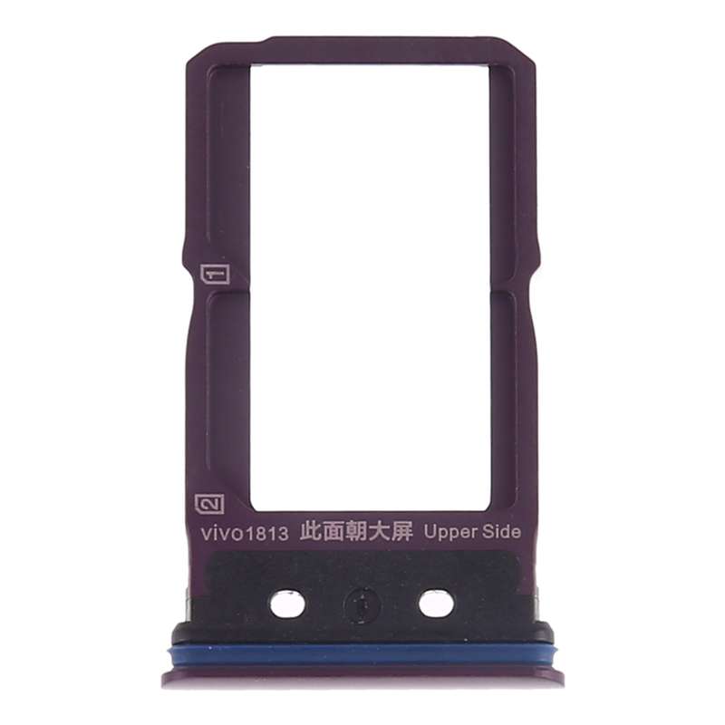 For Vivo NEX Dual Display SIM Card Tray + SIM Card Tray (Black)