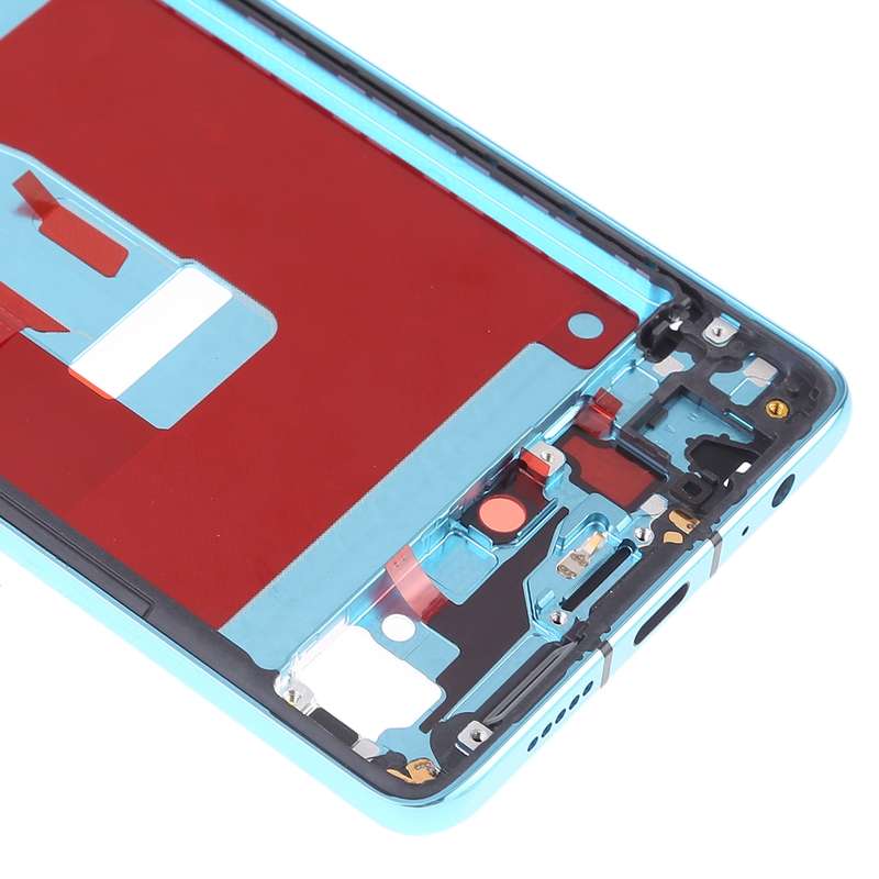 Front Housing LCD Frame Bezel Plate with Side Keys for Huawei P30(Black)