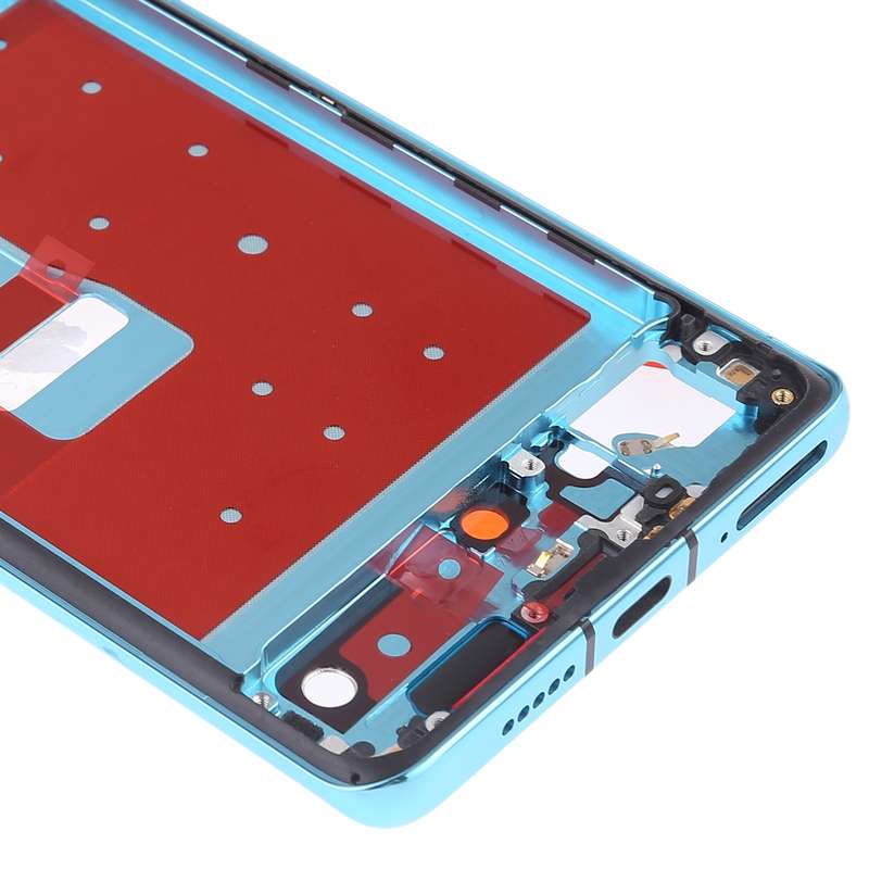 Front Housing LCD Frame Bezel Plate with Side Keys for Huawei P30 Pro(Twilight)
