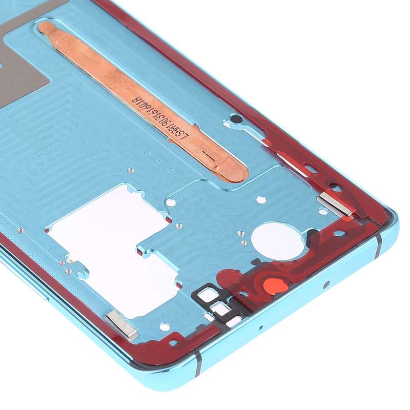 Front Housing LCD Frame Bezel Plate with Side Keys for Huawei P30 Pro(Twilight)
