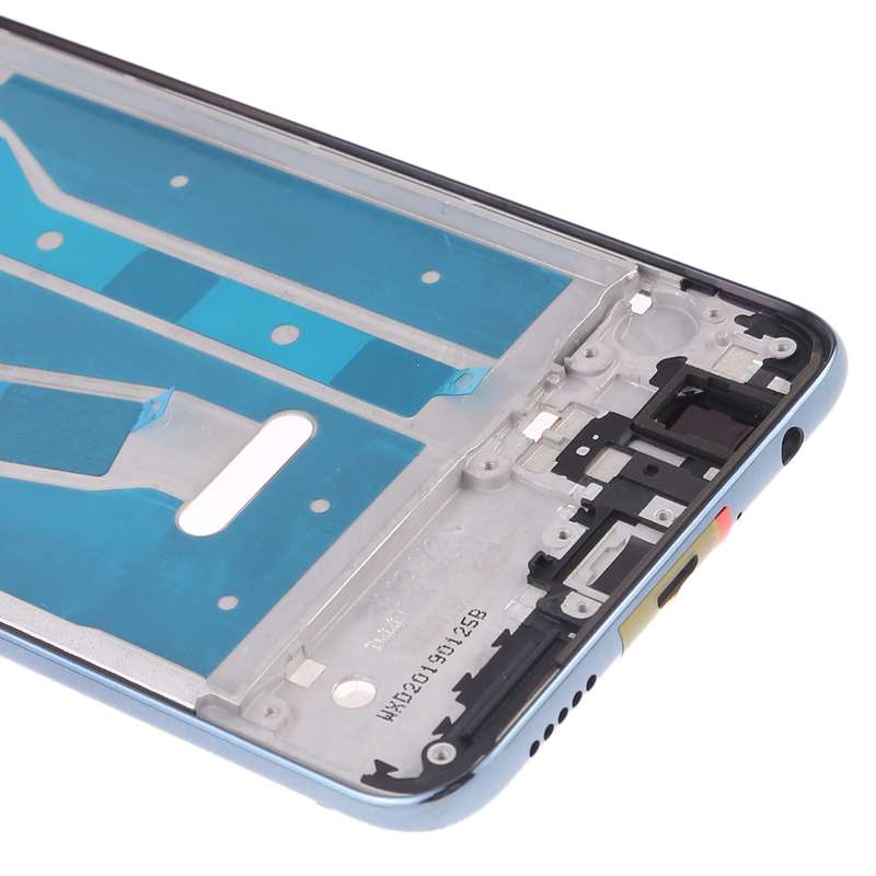 Front Housing LCD Frame Bezel Plate with Side Keys for Huawei Y9 (2019)(Black)