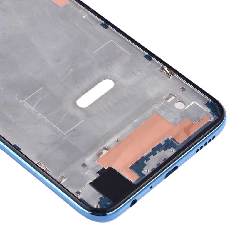 Front Housing LCD Frame Bezel Plate with Side Keys for Huawei Y9 (2019)(Pink)