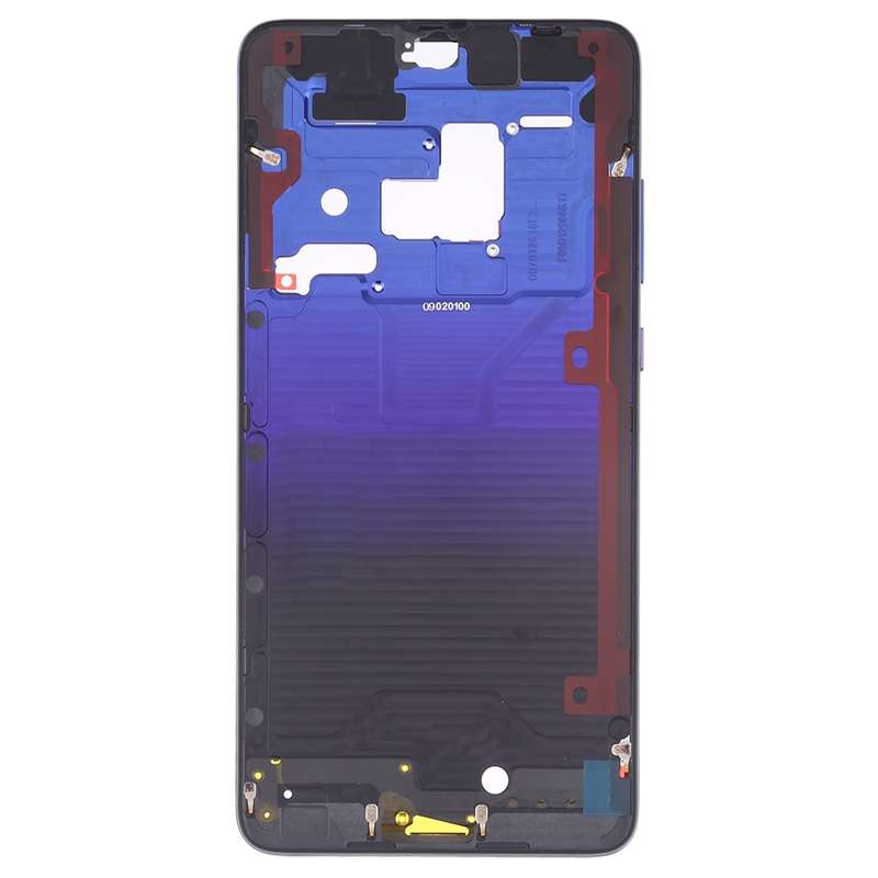Front Housing LCD Frame Bezel Plate with Side Keys for Huawei Mate 20(Blue)