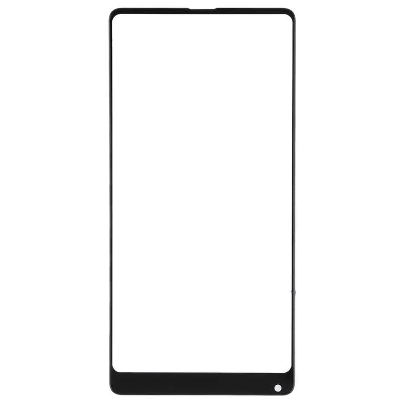 Front Screen Outer Glass Lens for Xiaomi Mi Mix2(Black)