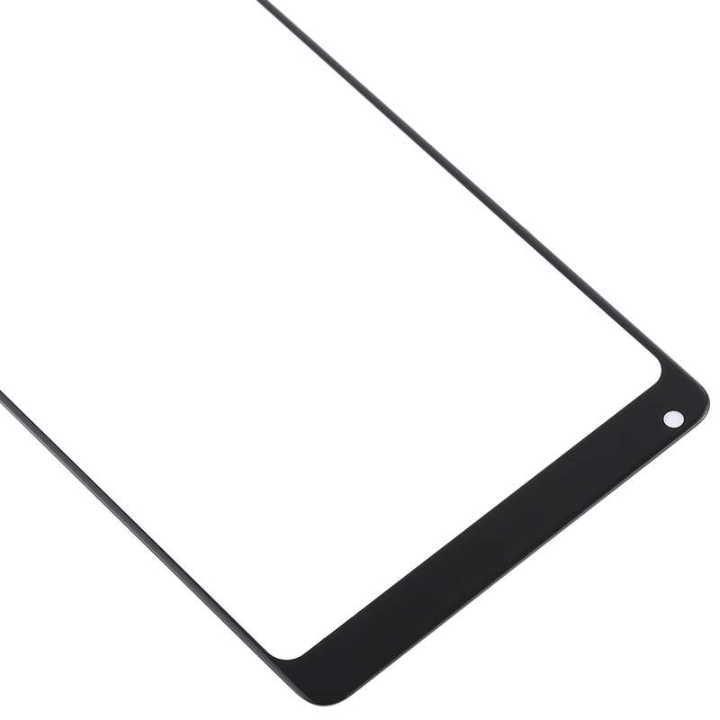 Front Screen Outer Glass Lens for Xiaomi Mi Mix2(Black)