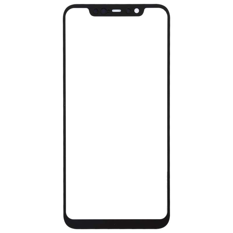 Front Screen Outer Glass Lens for Xiaomi Mi 8(Black)