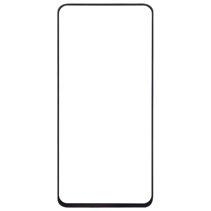 For OPPO Reno Front Screen Outer Glass Lens (Black)