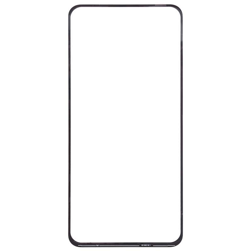For Vivo X27 Pro Front Screen Outer Glass Lens (Black)