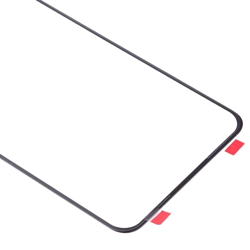 For Vivo X27 Pro Front Screen Outer Glass Lens (Black)