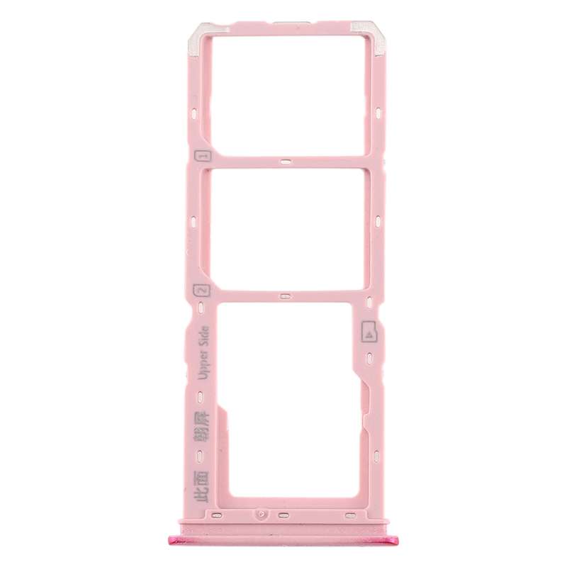 For vivo Y3 SIM Card Tray + SIM Card Tray + Micro SD Card Tray (Dark Blue)