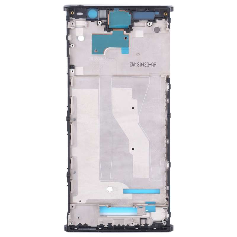 Front Housing LCD Frame Bezel for Sony Xperia XA2 Plus(Silver)