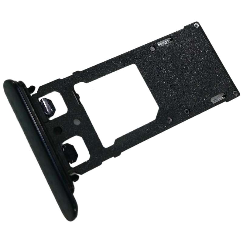 SIM1 Card Tray + SIM2 Card / Micro SD Card Tray for Sony Xperia XZ(Pink)