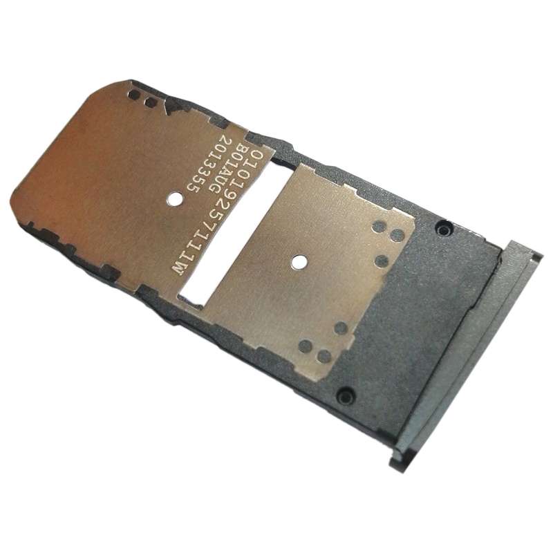SIM Card Tray + Micro SD Card Tray for Motorola Moto Z2 Force(Black)