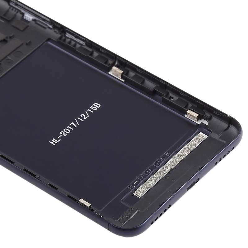 Back Cover with Camera Lens & Side Keys for Asus Zenfone Max Plus (M1) / ZB570TL(Grey)