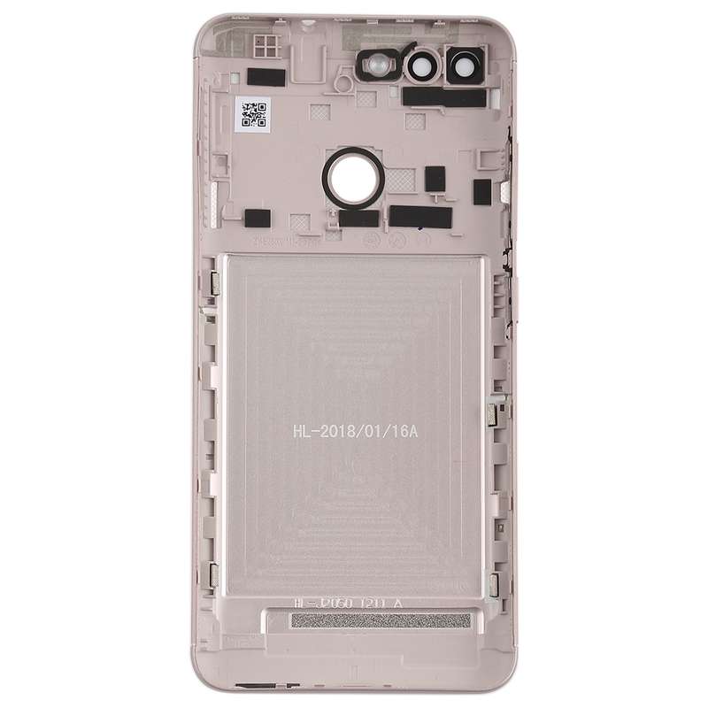 Back Cover with Camera Lens & Side Keys for Asus Zenfone Max Plus (M1) / ZB570TL(Grey)