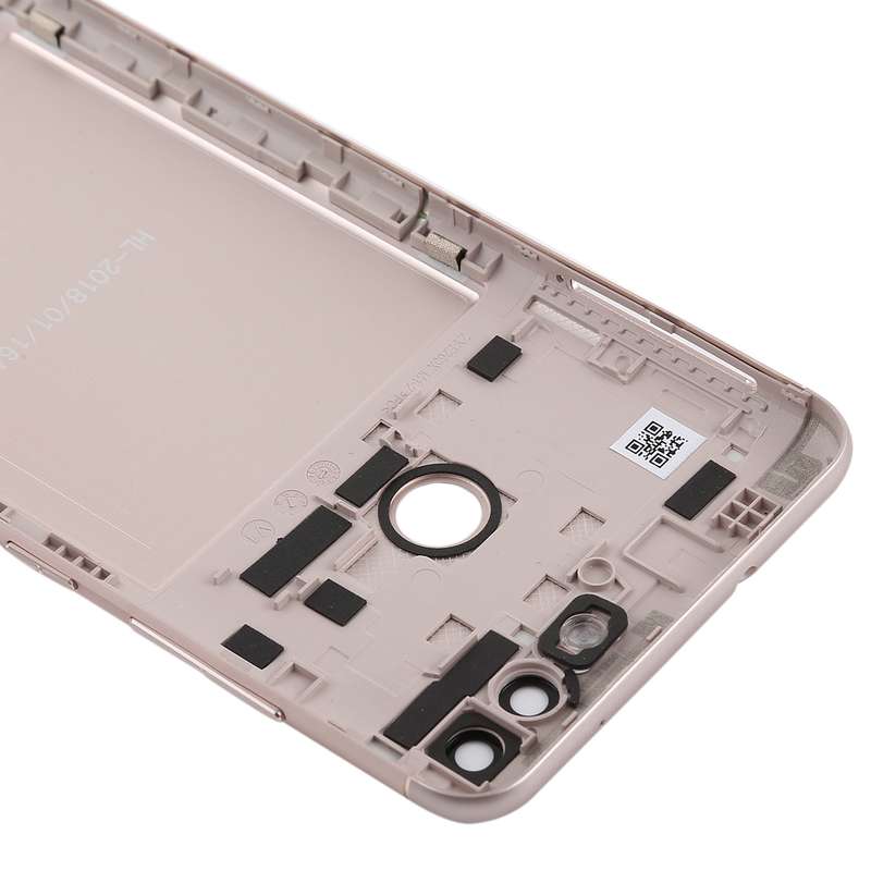 Back Cover with Camera Lens & Side Keys for Asus Zenfone Max Plus (M1) / ZB570TL(Grey)