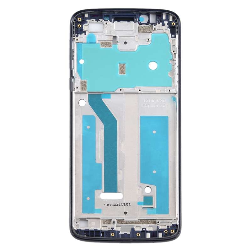 Front Housing LCD Frame Bezel for Motorola Moto G6 Play(Black)