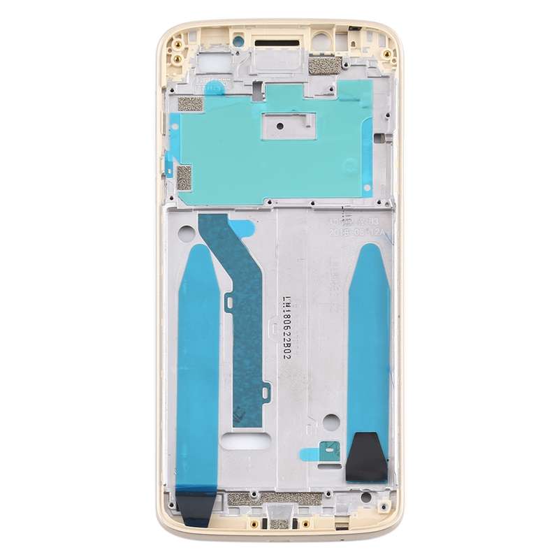 Front Housing LCD Frame Bezel for Motorola Moto G6 Play(Black)