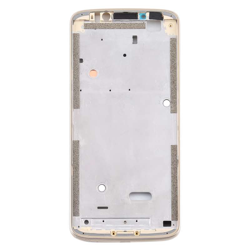 Front Housing LCD Frame Bezel for Motorola Moto G6 Play(Black)