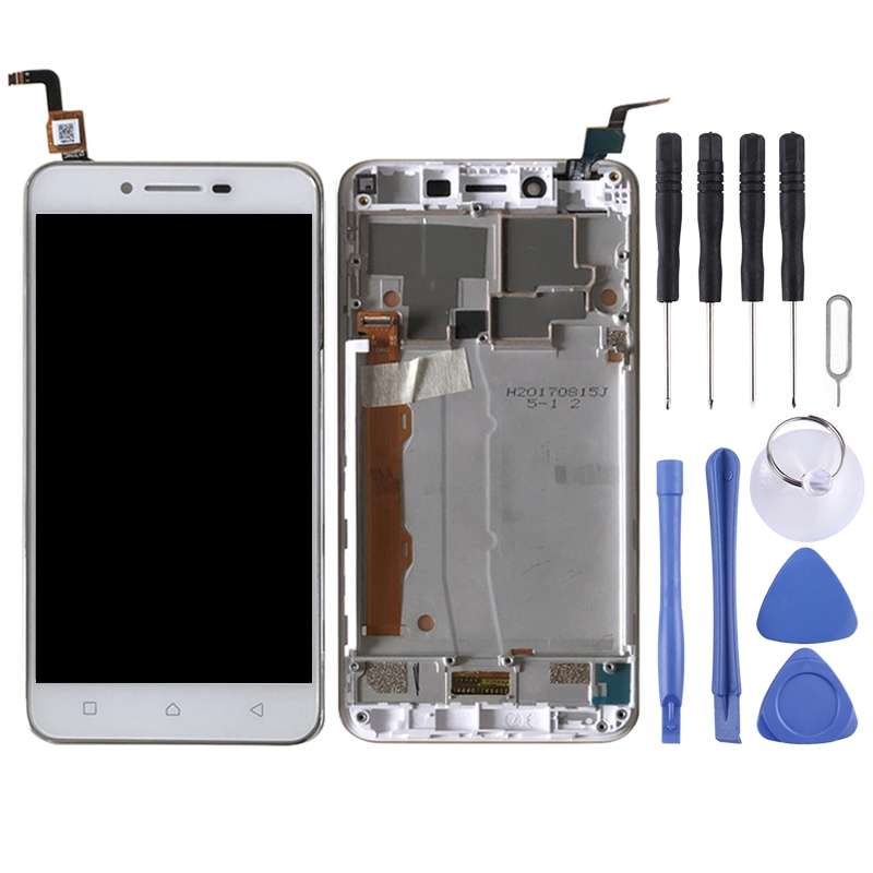 OEM LCD Screen for Lenovo Vibe K5 A6020A40 Digitizer Full Assembly with Frame (Gold)