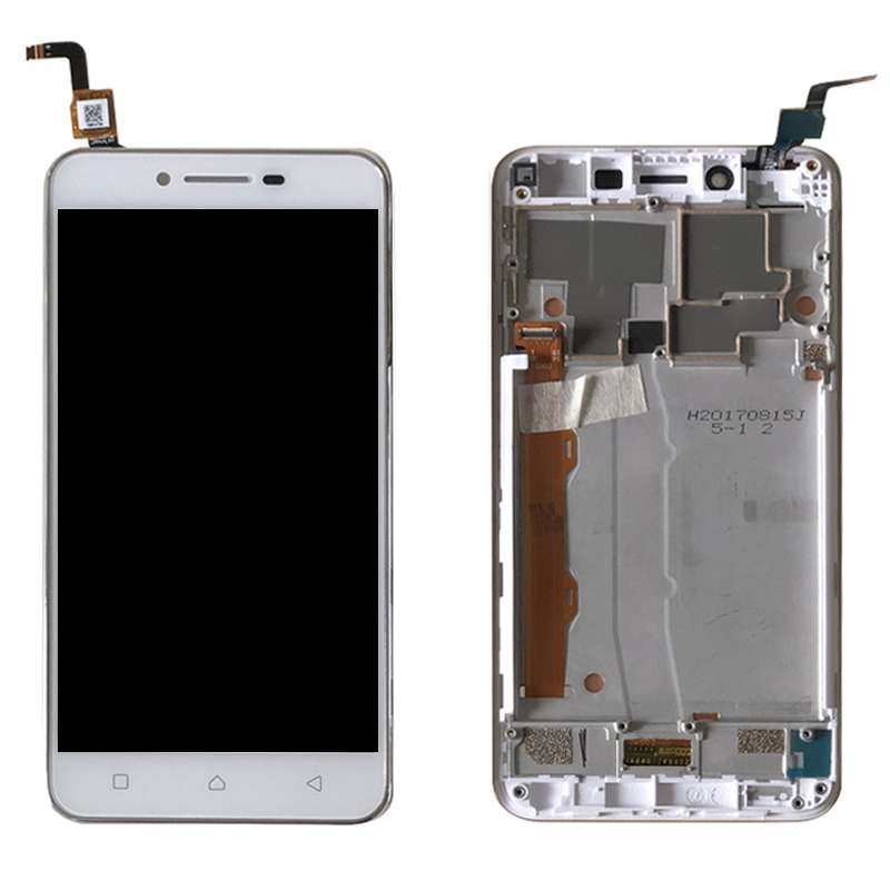 OEM LCD Screen for Lenovo Vibe K5 A6020A40 Digitizer Full Assembly with Frame (Gold)