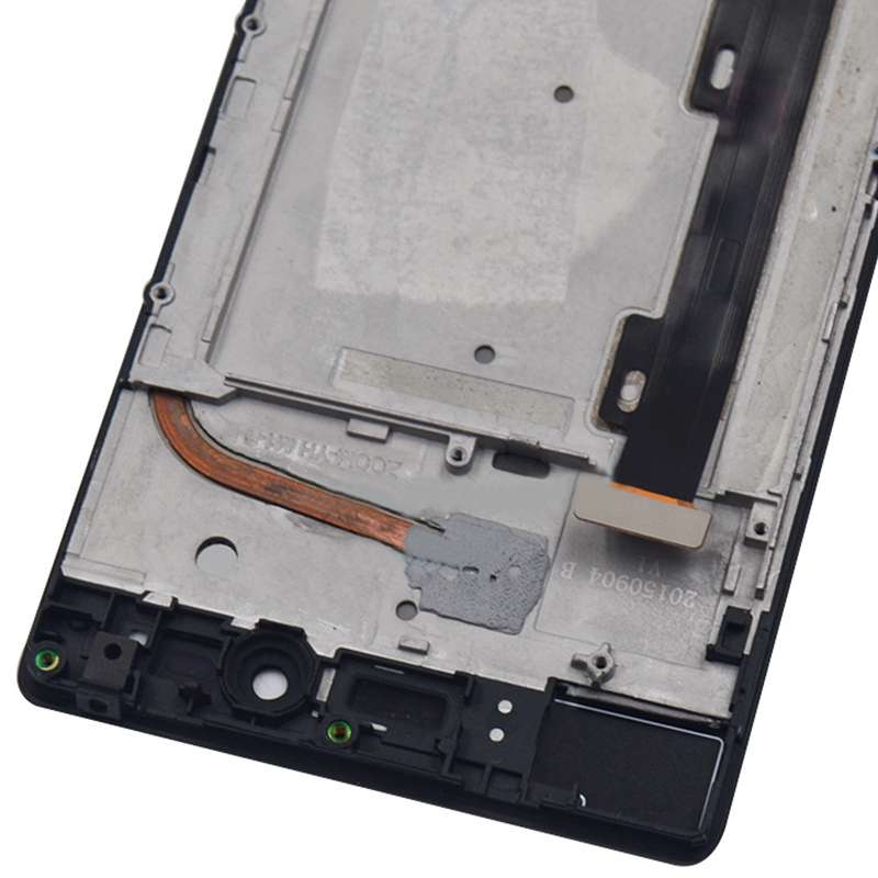OEM LCD Screen for Lenovo Vibe Shot / Z90 Digitizer Full Assembly with Frame (Black)