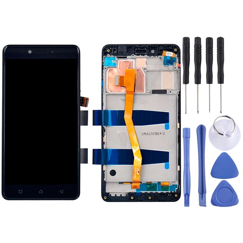 OEM LCD Screen for 5.5 inch Lenovo K6 Note K53a48 Digitizer Full Assembly with Frame (Black)