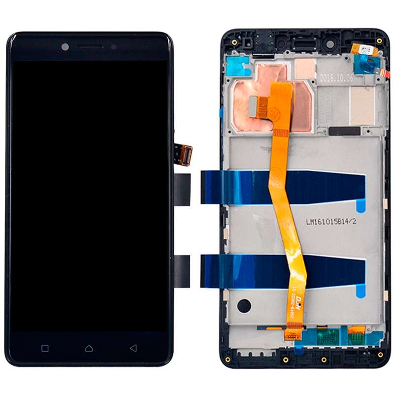 OEM LCD Screen for 5.5 inch Lenovo K6 Note K53a48 Digitizer Full Assembly with Frame (Black)