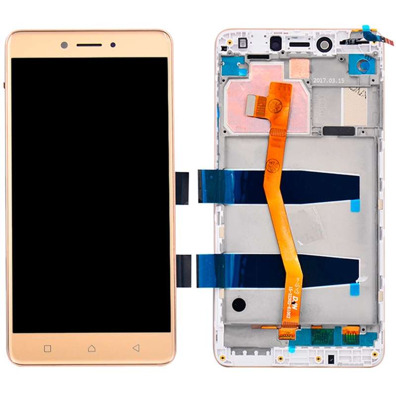 OEM LCD Screen for 5.5 inch Lenovo K6 Note K53a48 Digitizer Full Assembly with Frame (Black)