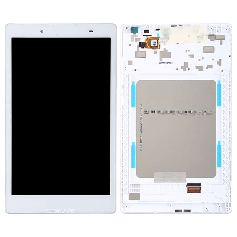 OEM LCD Screen for Lenovo Tab 2 A8-50 A8-50F A8-50LC Digitizer Full Assembly with Frame (White)