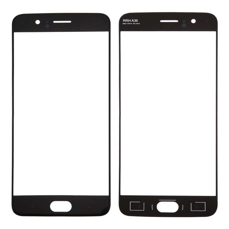 For OnePlus 5 Front Screen Outer Glass Lens (Black)