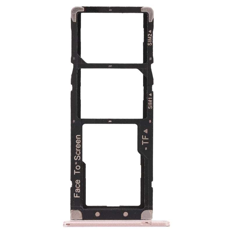 2 SIM Card Tray + Micro SD Card Tray for Asus ZenFone 4 Max ZC520KL(Gold)