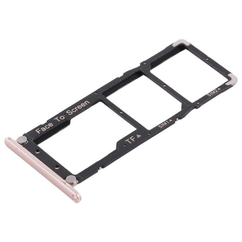 2 SIM Card Tray + Micro SD Card Tray for Asus ZenFone 4 Max ZC520KL(Gold)