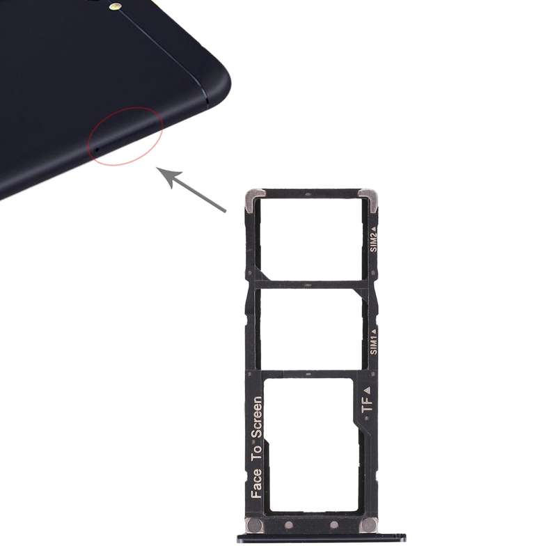 2 SIM Card Tray + Micro SD Card Tray for Asus Zenfone 4 Max ZC554KL(Rose Gold)
