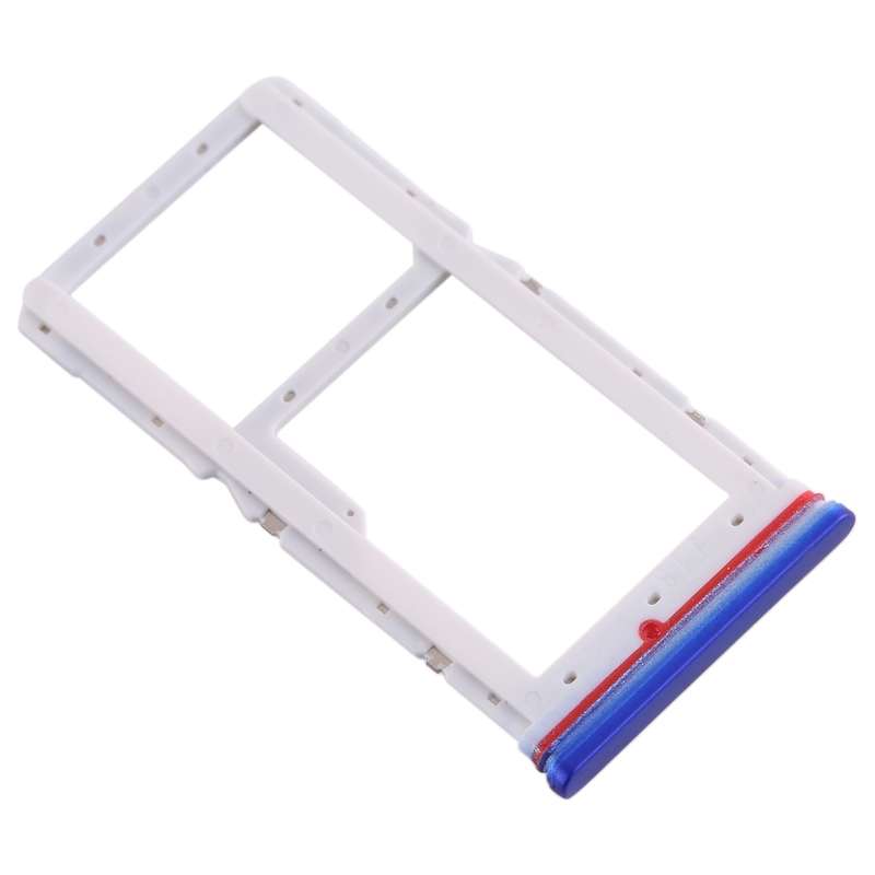 SIM Card Tray + SIM / Micro SD Card Tray for Xiaomi Redmi K30 4G(Blue)
