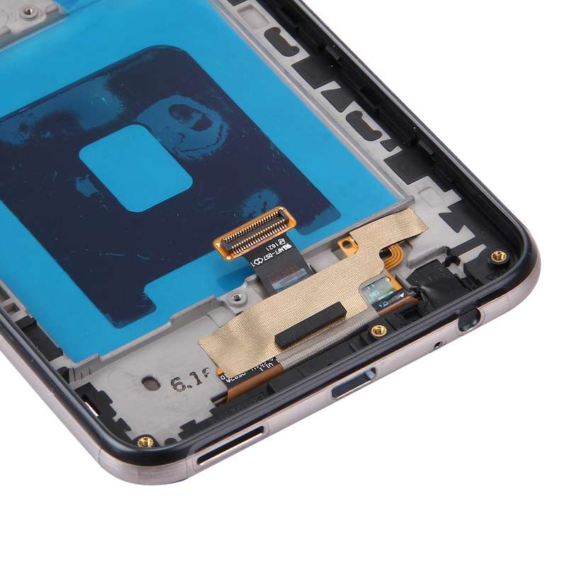 TFT LCD Screen for LG X Screen / K500 with Digitizer Full Assembly with Frame(Black)