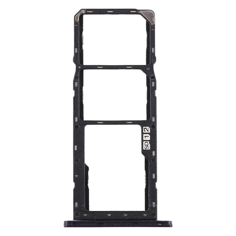 SIM Card Tray + SIM Card Tray + Micro SD Card Tray for Asus Zenfone Max Pro (M1) ZB601KL ZB602KL(Bla