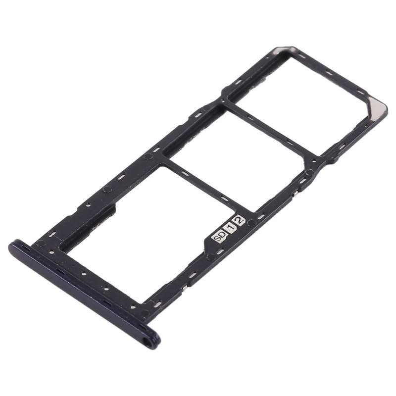 SIM Card Tray + SIM Card Tray + Micro SD Card Tray for Asus Zenfone Max Pro (M1) ZB601KL ZB602KL(Bla