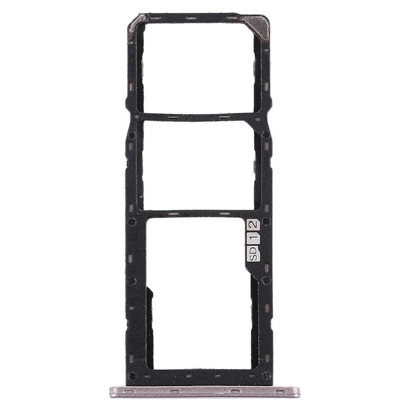 SIM Card Tray + SIM Card Tray + Micro SD Card Tray for Asus Zenfone Max Pro (M1) ZB601KL ZB602KL(Bla