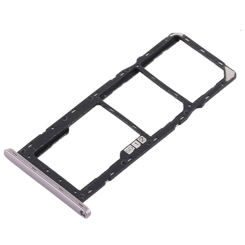 SIM Card Tray + SIM Card Tray + Micro SD Card Tray for Asus Zenfone Max Pro (M1) ZB601KL ZB602KL(Bla