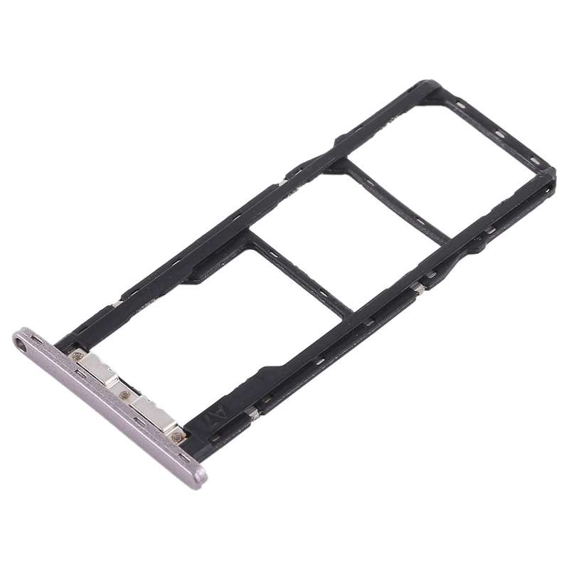 SIM Card Tray + SIM Card Tray + Micro SD Card Tray for Asus Zenfone Max Pro (M1) ZB601KL ZB602KL(Bla