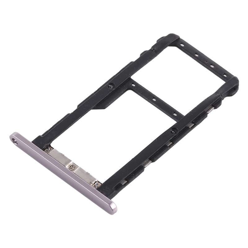SIM Card Tray + SIM Card Tray + Micro SD Card Tray for Asus Zenfone Max Pro (M1) ZB601KL ZB602KL(Bla