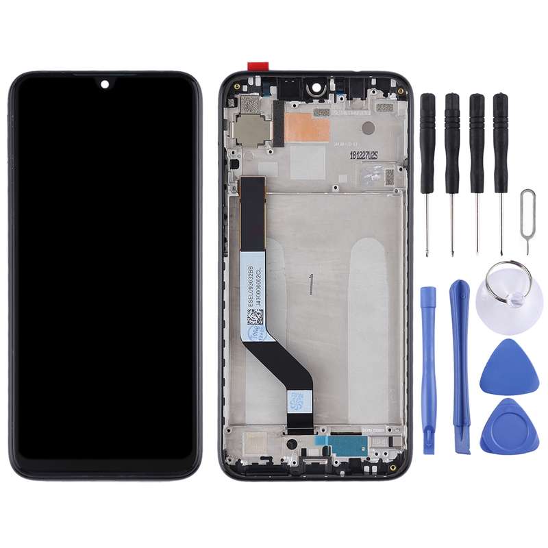 TFT LCD Screen for Xiaomi Redmi Note 7 / Redmi Note 7 Pro Digitizer Full Assembly with Frame(Red)