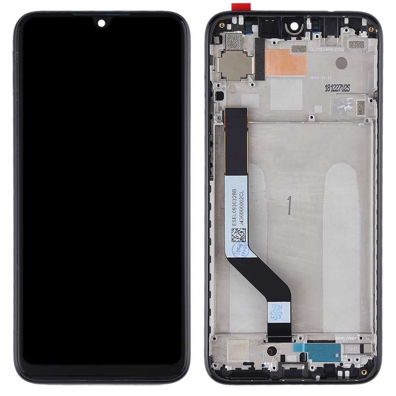 TFT LCD Screen for Xiaomi Redmi Note 7 / Redmi Note 7 Pro Digitizer Full Assembly with Frame(Red)