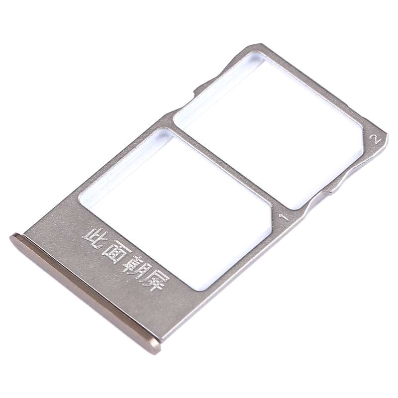 For Meizu 15 Plus SIM Card Tray + SIM Card Tray (Gold)
