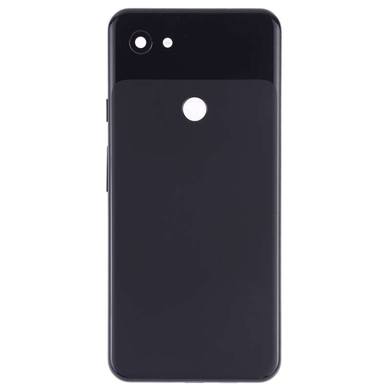 Battery Back Cover with Camera Lens & Side Keys for Google Pixel 3a XL(Black)