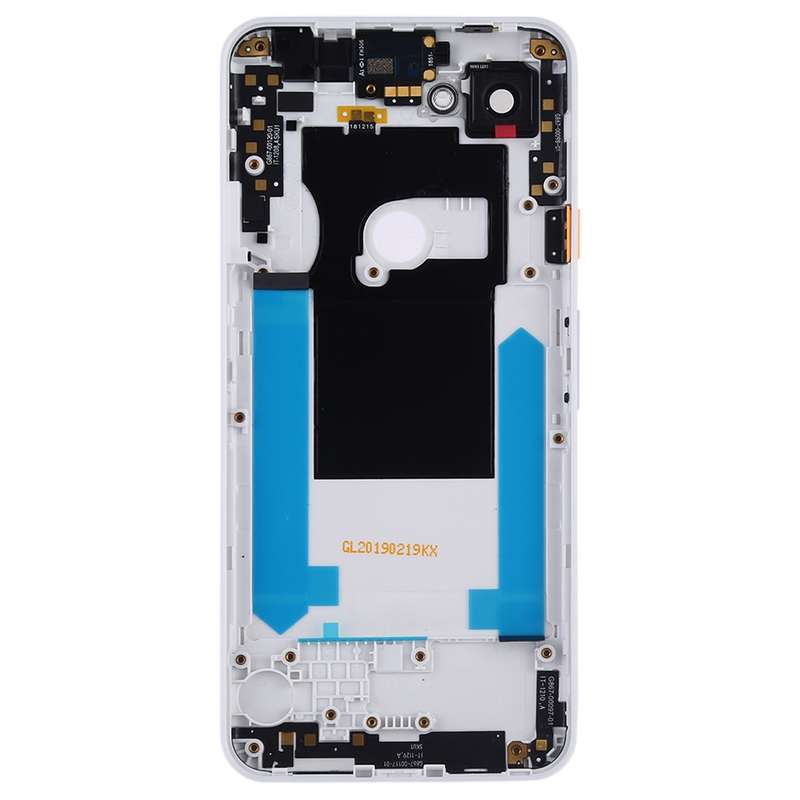 Battery Back Cover with Camera Lens & Side Keys for Google Pixel 3a(Light Purple)