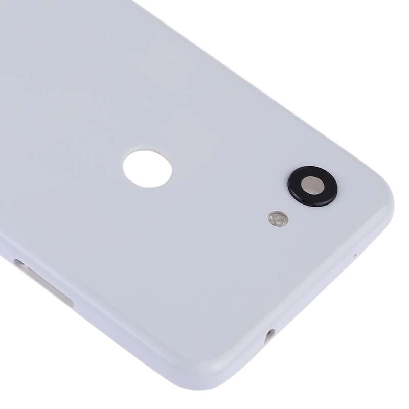 Battery Back Cover with Camera Lens & Side Keys for Google Pixel 3a(Light Purple)