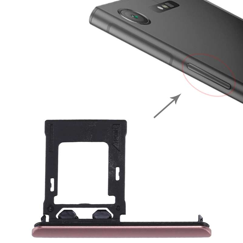 SIM / Micro SD Card Tray, Double Tray for Sony Xperia XZ1(Black)